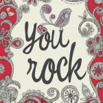 you rock you rock print