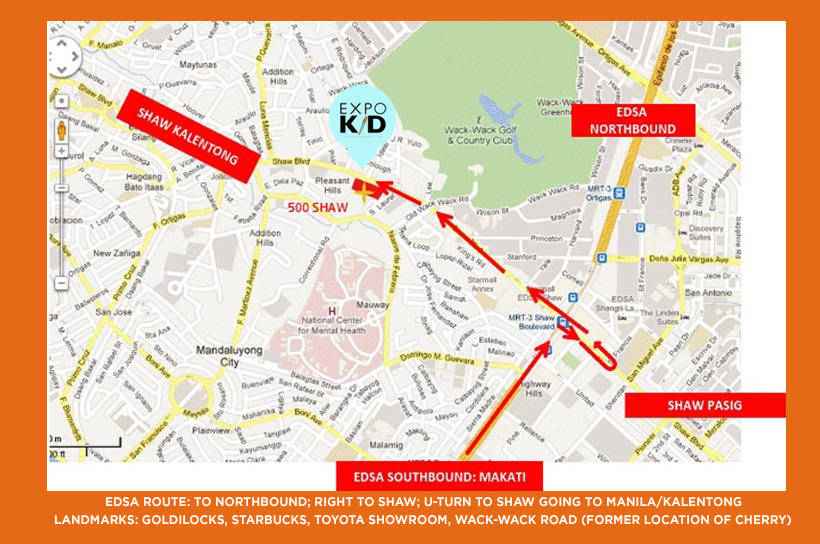 expo kid venue map