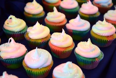 Tazzy Cakes Rainbow Cupcakes