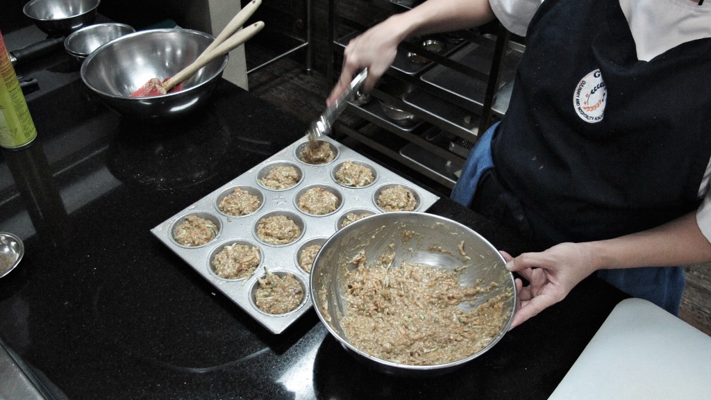 Global Academy Carrot and Zuchini Muffins