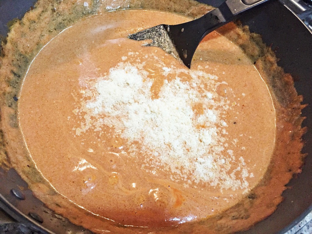 Pasta with Tomato Cream Sauce 2