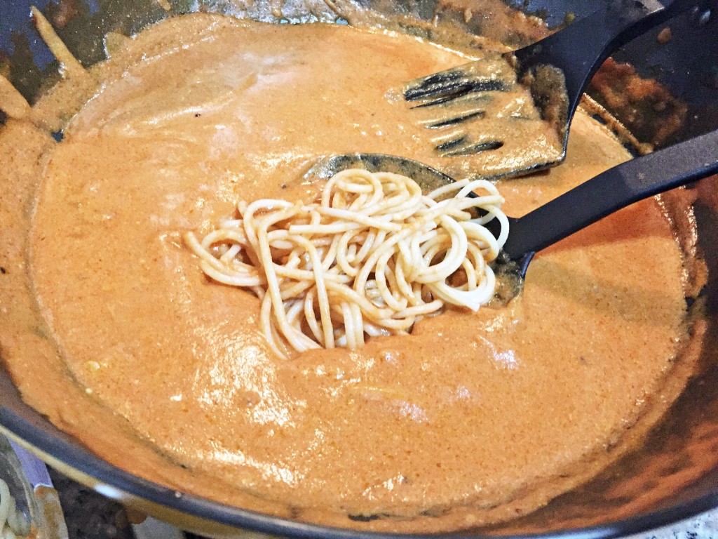 Pasta with Tomato Cream Sauce 7