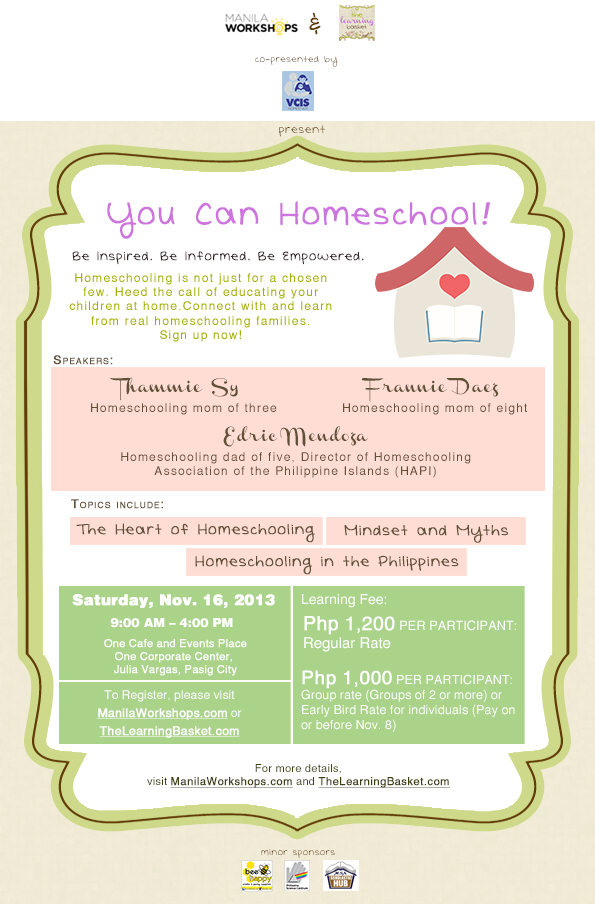 homeschooling workshop